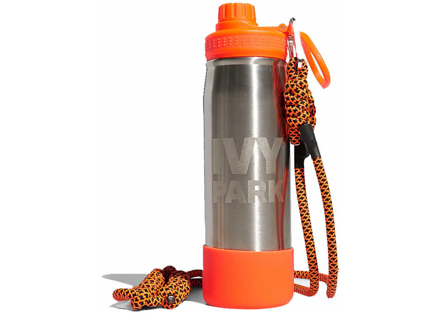 adidas Ivy Park Water Bottle Metallic Silver/Solar Orange