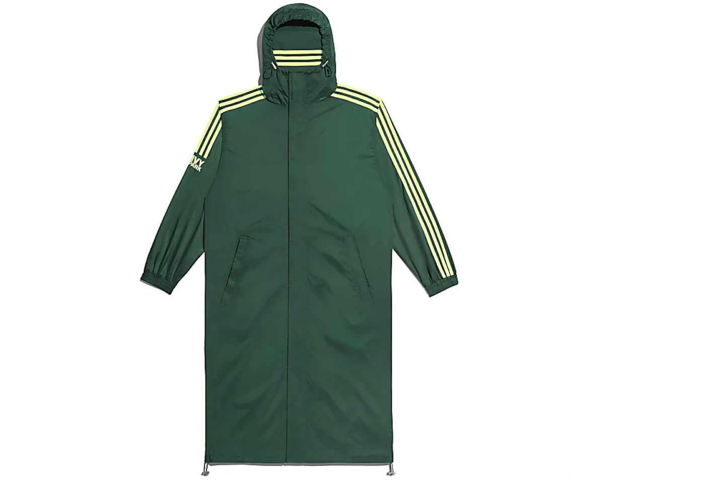 adidas Ivy Park Wind Jacket (Gender Neutral) Dark Green/Hi-Res Yellow