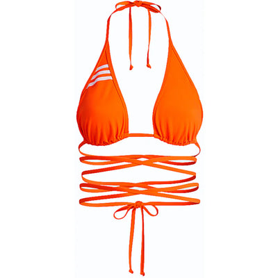 adidas Ivy Park Wrap Bikini Top (Plus Size) Solar Orange