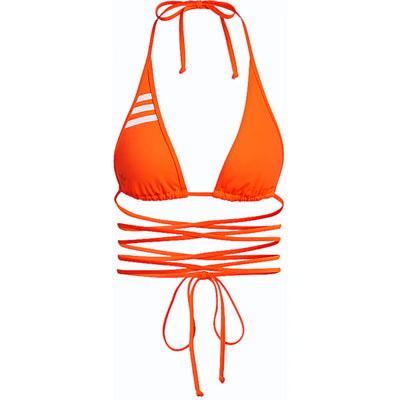 adidas Ivy Park Wrap Bikini Top Solar Orange