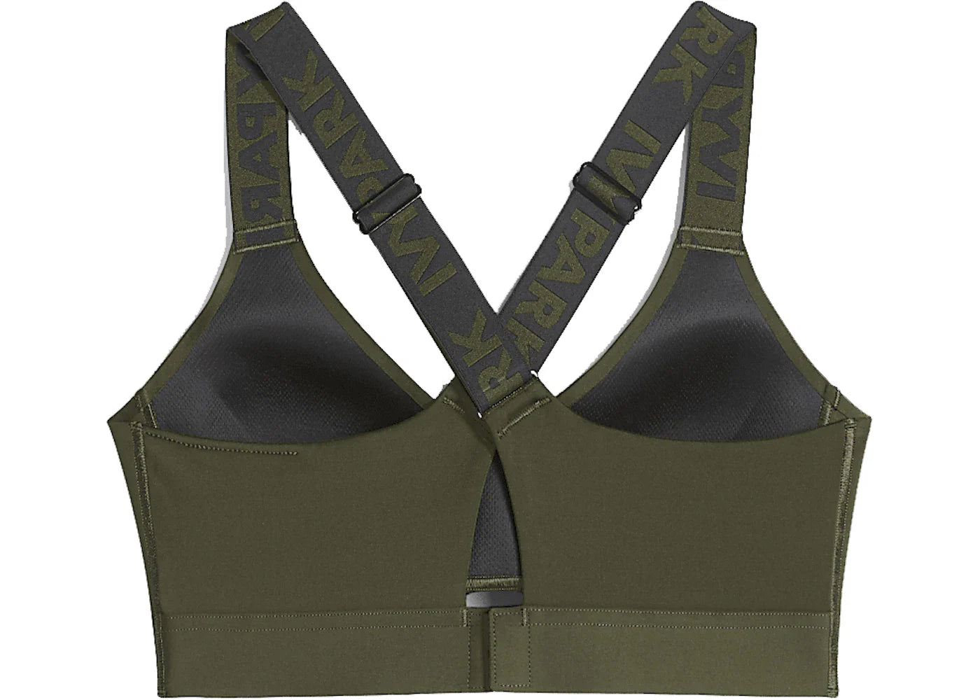 adidas Ivy Park x Peloton BR Tape Bra Focus Olive/Black