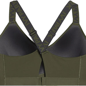 adidas Ivy Park x Peloton BR Tape Bra (Plus Size) Focus Olive/Black/Shock Lime
