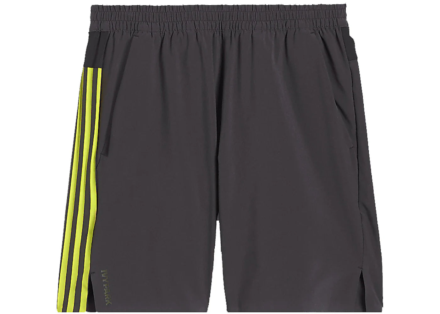 adidas Ivy Park x Peloton Crinkle Nylon Shorts Black/Shock Lime
