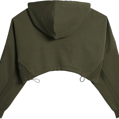 adidas Ivy Park x Peloton Cropped Hoodie Focus Olive