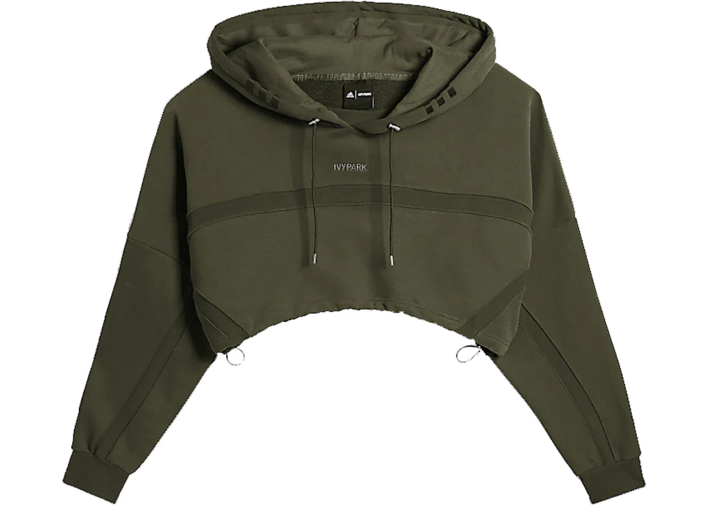 adidas Ivy Park x Peloton Cropped Hoodie Focus Olive