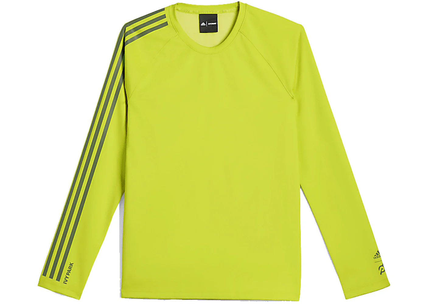 adidas Ivy Park x Peloton Long Sleeve T-shirt Shock Lime/Focus Olive