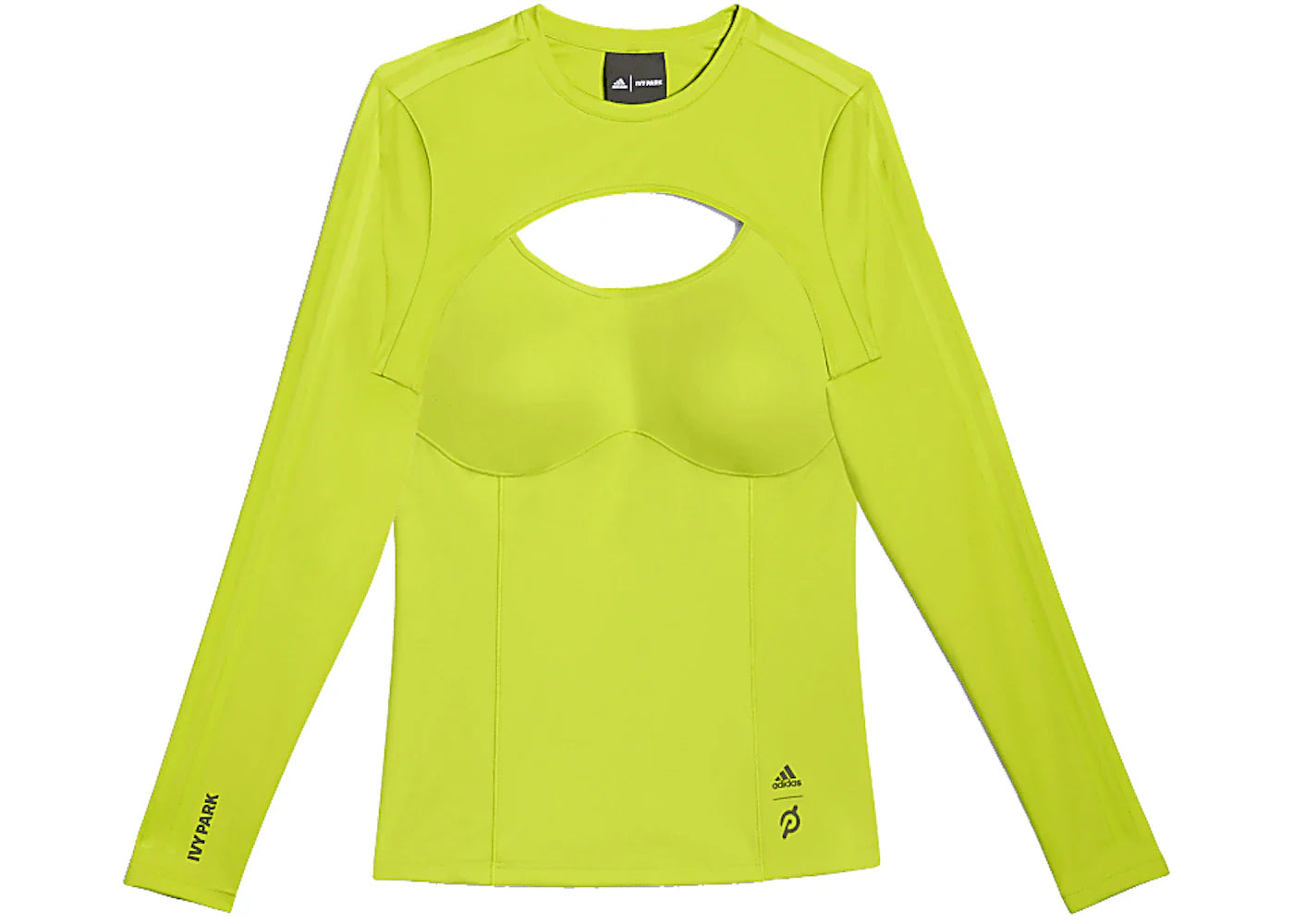 adidas Ivy Park x Peloton Shrug Tank Top Set (Plus Size) Focus Olive/Black/Shock Lime