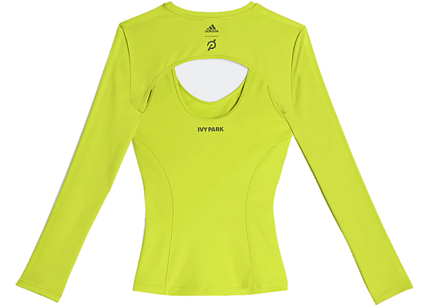 adidas Ivy Park x Peloton Shrug Tank Top Set Shock Lime/Focus Olive