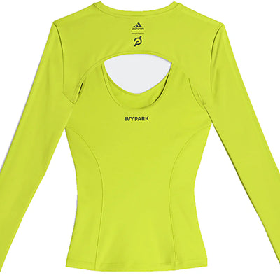 adidas Ivy Park x Peloton Shrug Tank Top Set Shock Lime/Focus Olive