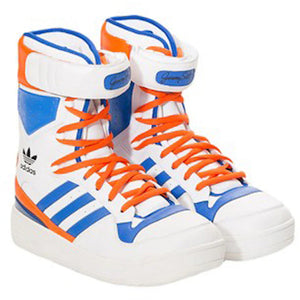 adidas JS Snow Jeremy Scott White Orange Blue