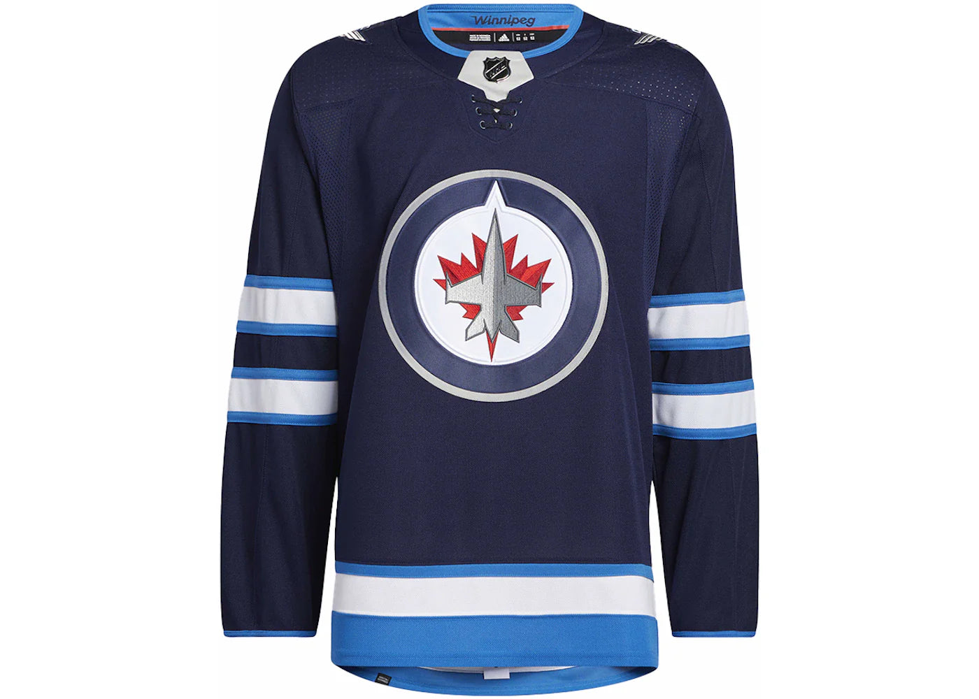 adidas Jets Home Authentic Jersey Navy