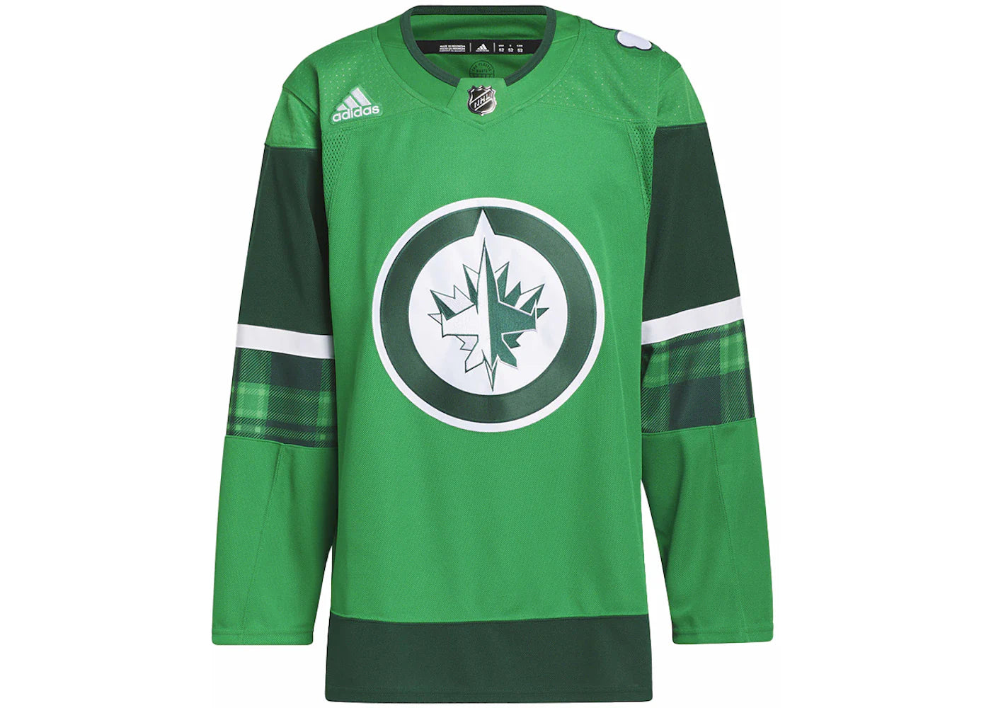 adidas Jets St. Pats Jersey Kelly Green
