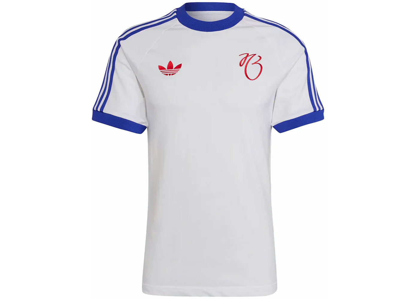 adidas Jude Bellingham 3-Stripes Tee White