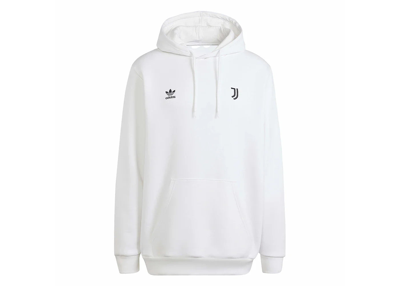 adidas Juventus Essentials Trefoil Hoodie White