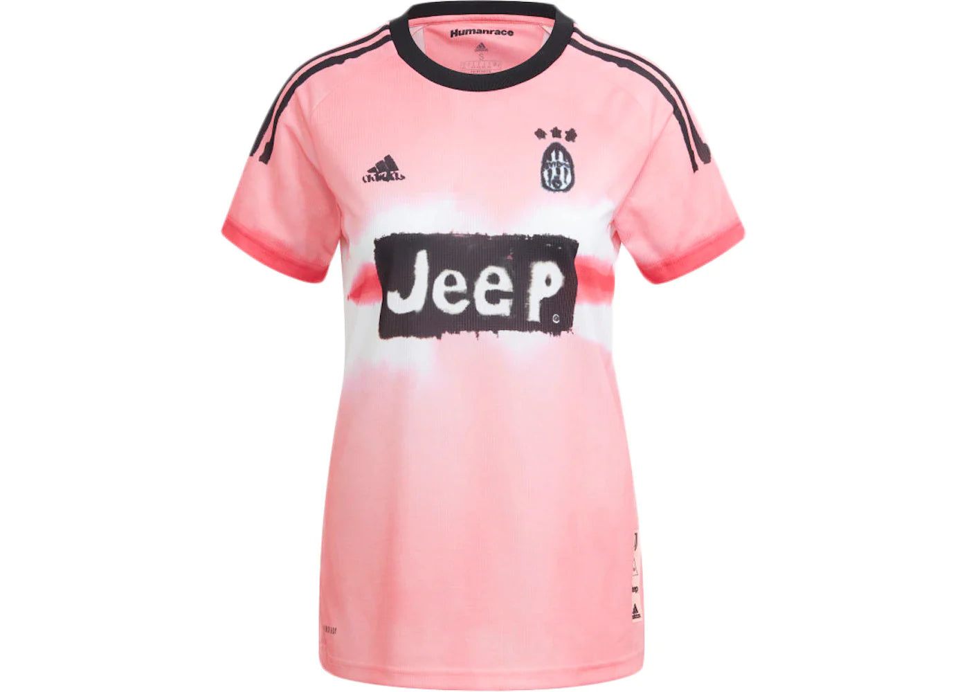 adidas Juventus Human Race Womens Jersey Glow Pink/Black