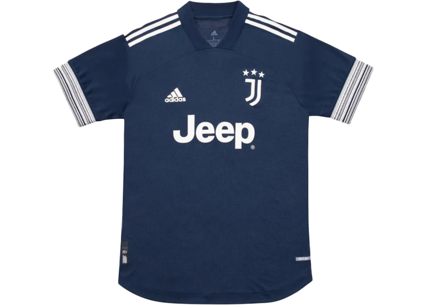 adidas Juventus Maglia Gara Away Authentic 2020/21 Jersey Blue