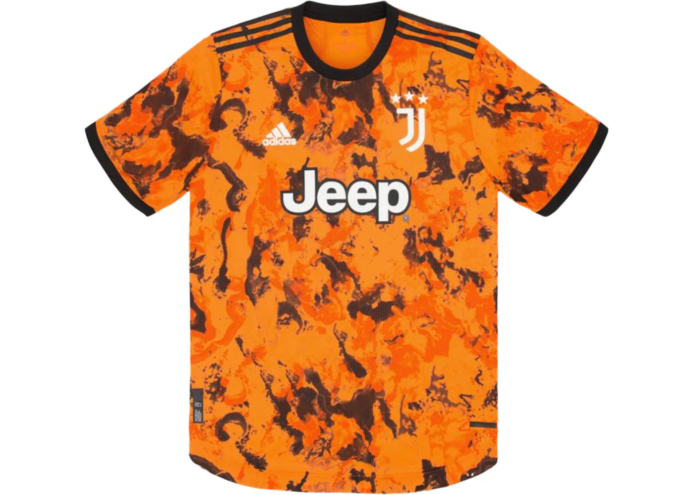 adidas Juventus Maglia Gara Third Authentic 2020/21 Jersey Orange