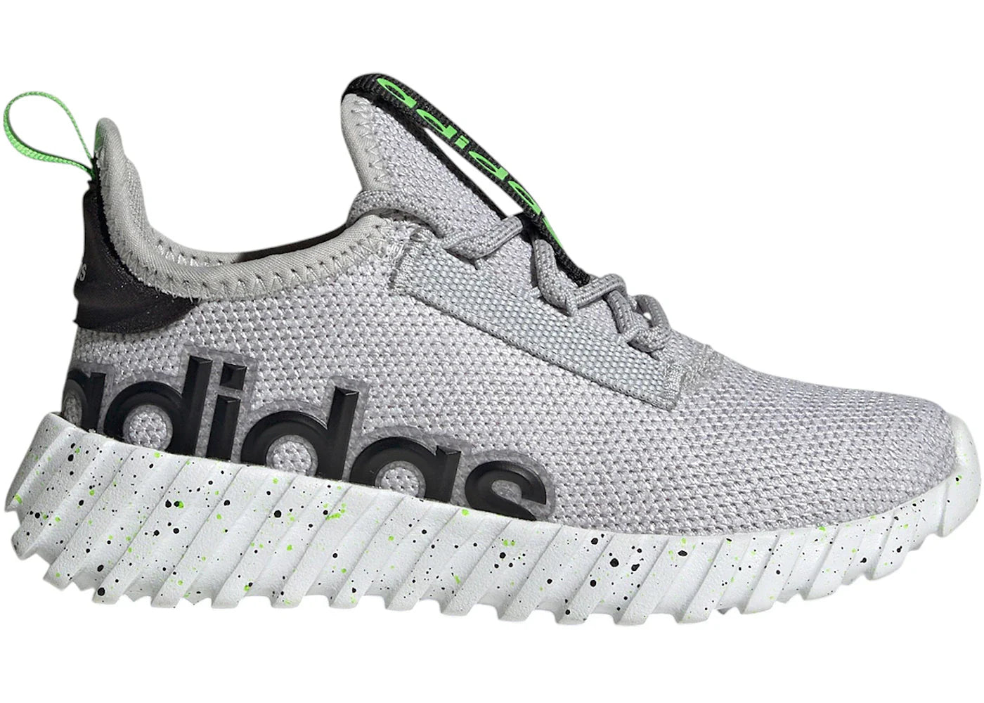 adidas Kaptir 3.0 Grey Two Lucid Lime Core Black (GS)