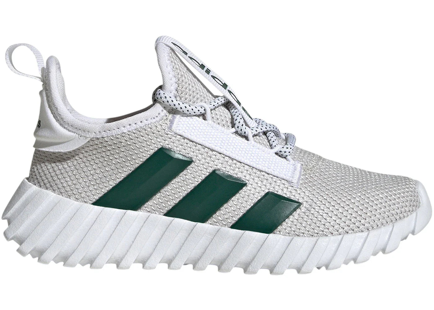 adidas Kaptir Flow Cloud White Collegiate Green Grey One (GS)