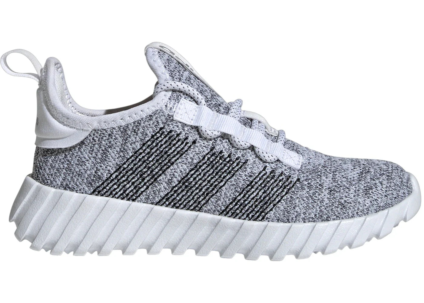 adidas Kaptir Flow Cloud White Core Black Silver Metallic (GS)