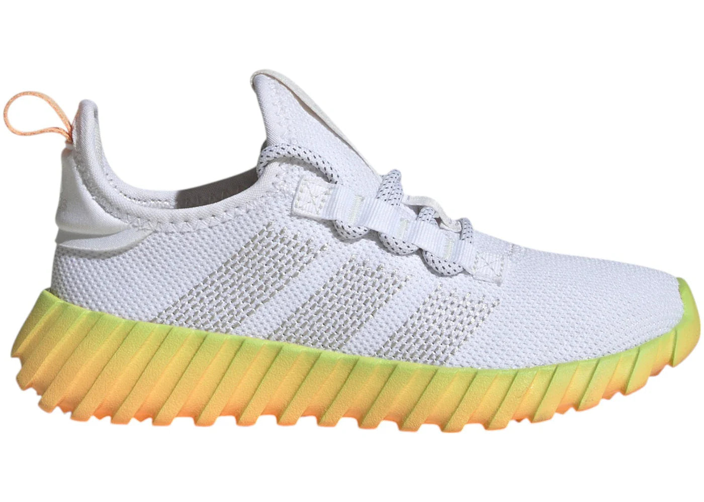 adidas Kaptir Flow Cloud White Crystal White Hazy Orange (GS)