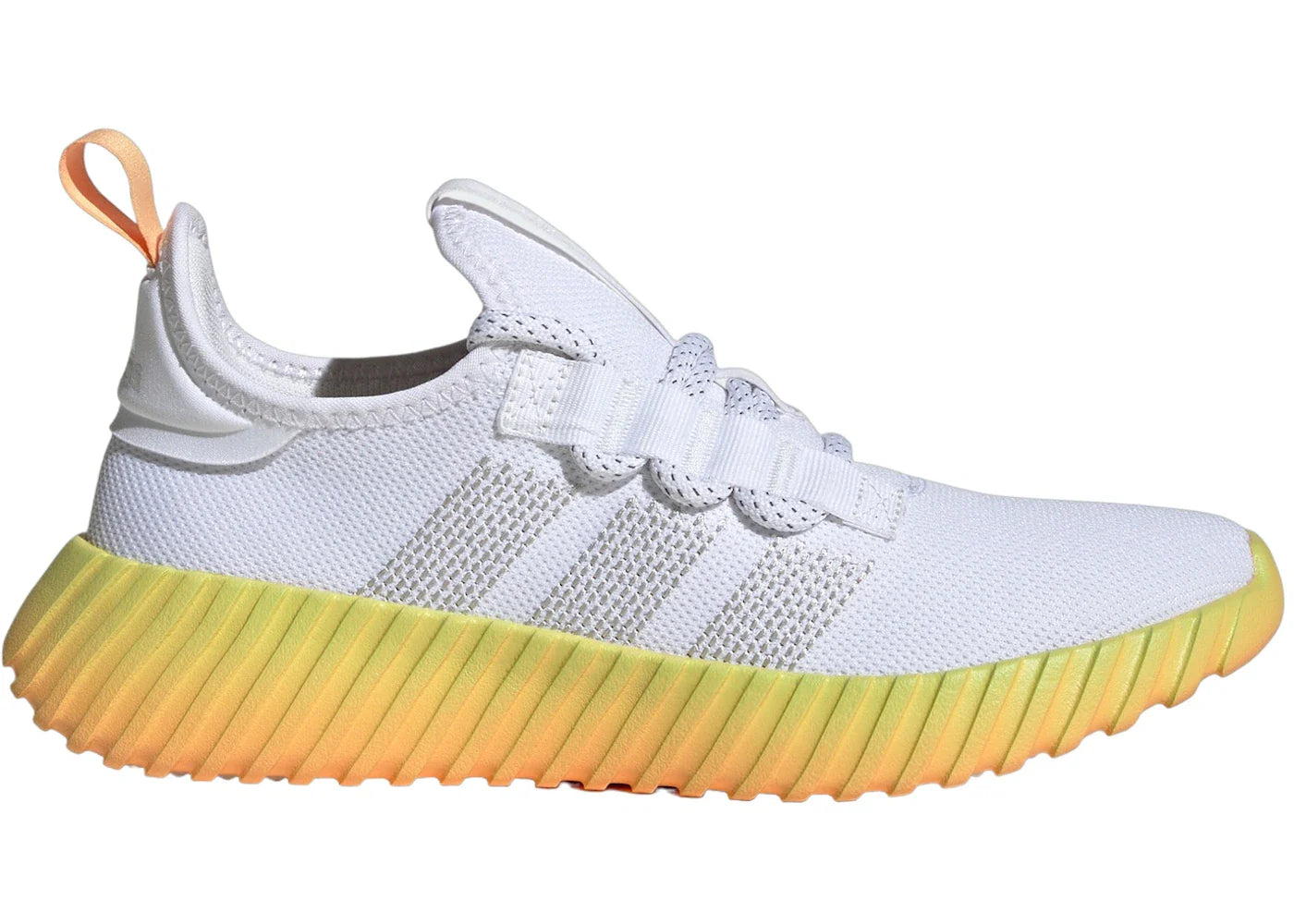 adidas Kaptir Flow Cloud White Crystal White Hazy Orange (Women's)