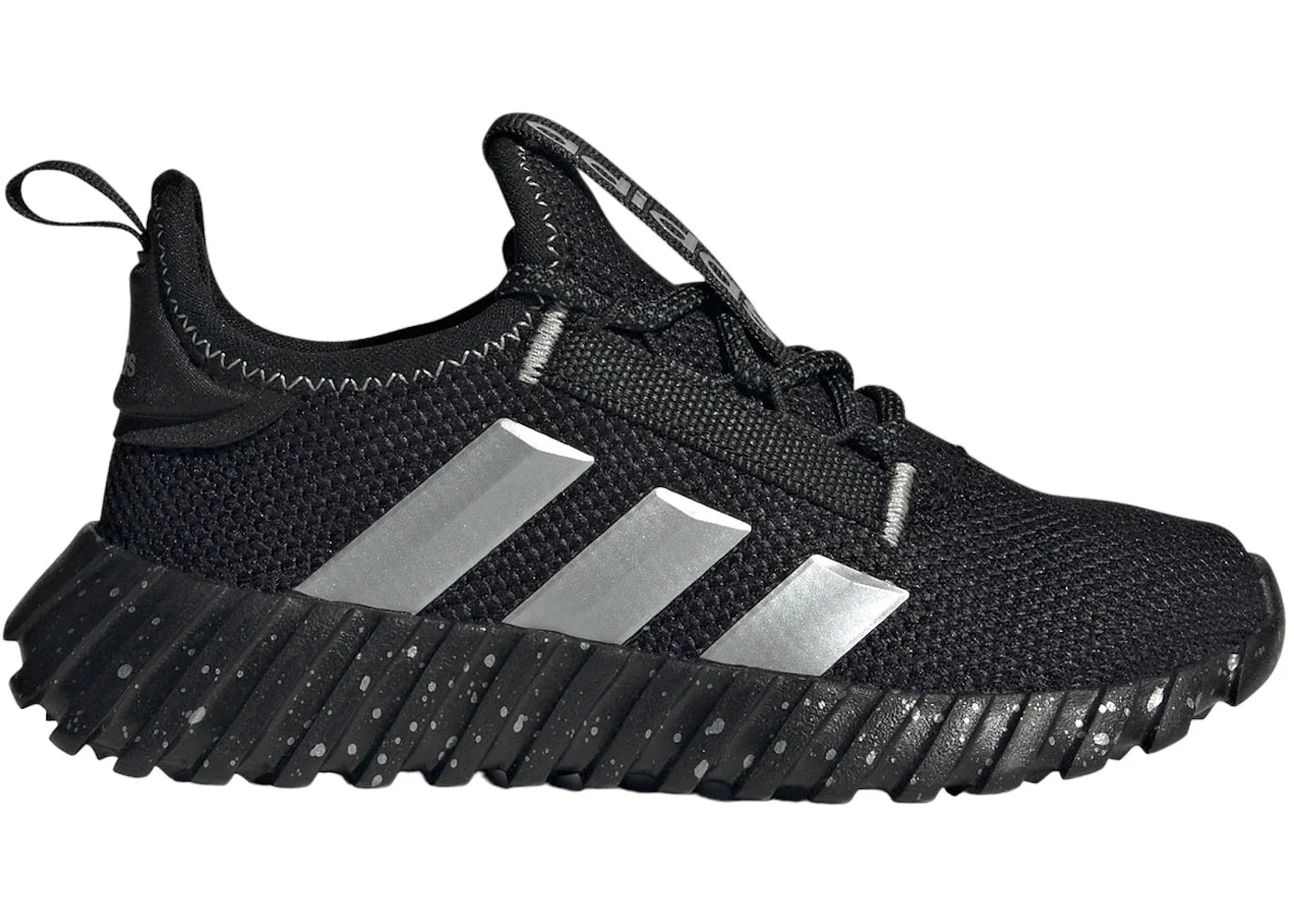 adidas Kaptir Flow Core Black Silver Metallic Matte Silver (GS)