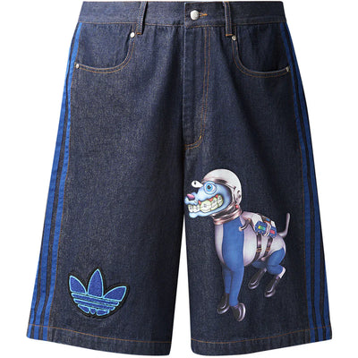 adidas Kerwin Frost Lakeith Space Dog Denim Shorts Blue