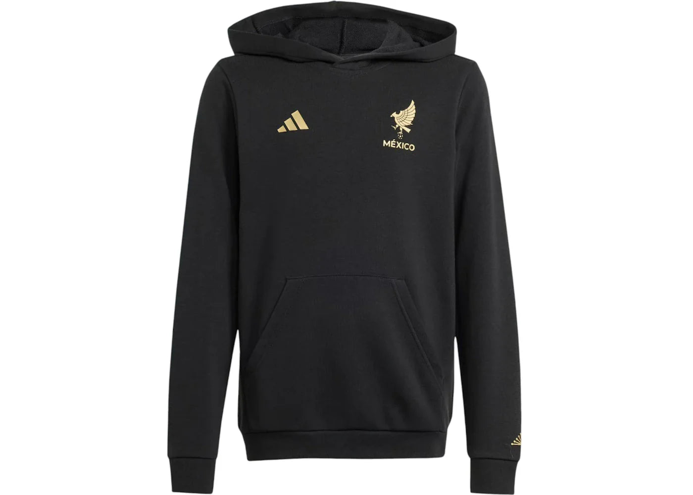 adidas Kids Mexico Gold DNA Hoodie Black