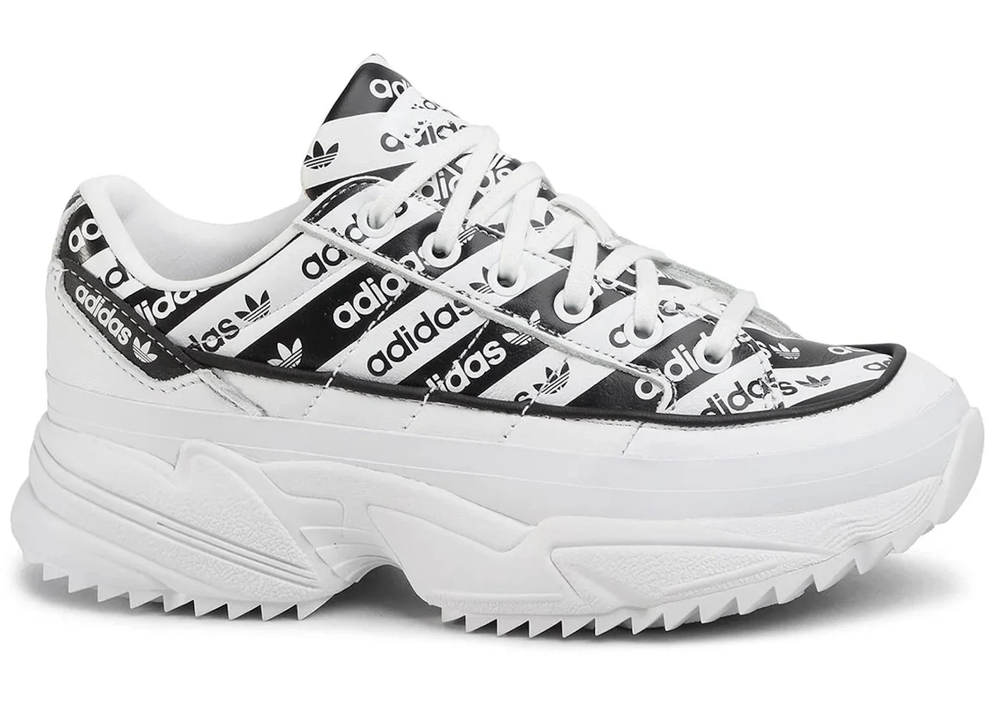adidas Kiellor White Black adidas Print (Women's)