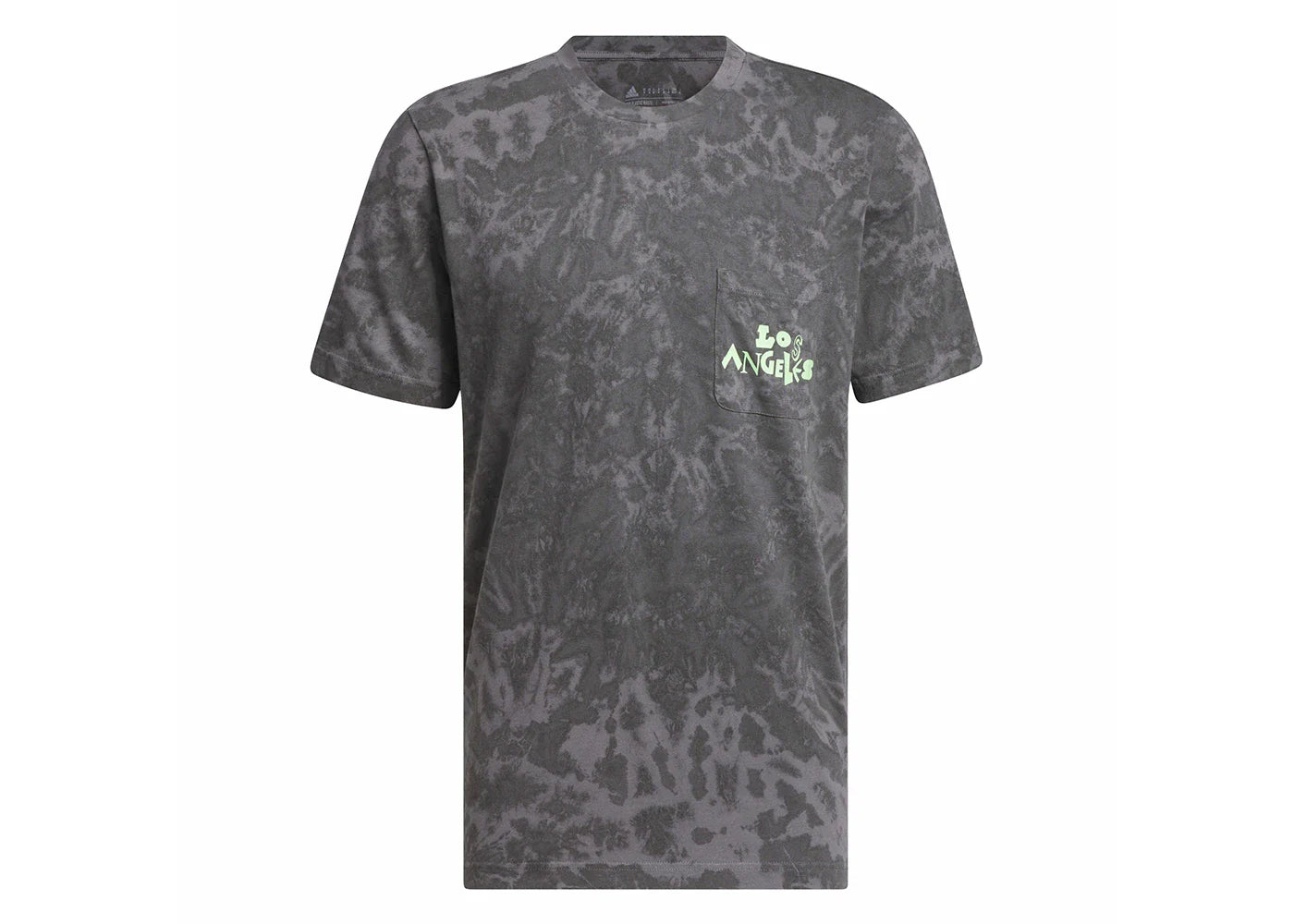 adidas LA Graphics Story Pocket Tee Grey Four/Black
