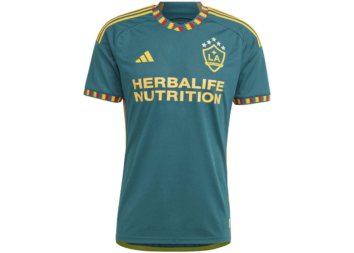 adidas La Galaxy 23/24 Away Authentic Jersey Mystery Green/Team College Gold