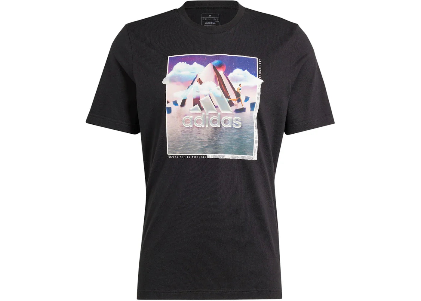 adidas Landscape Badge Graphic T-Shirt Black