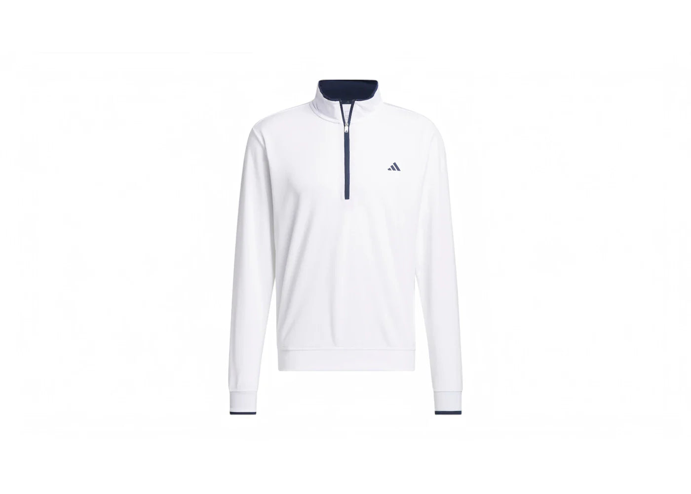 adidas Lightweight Half-Zip Top White