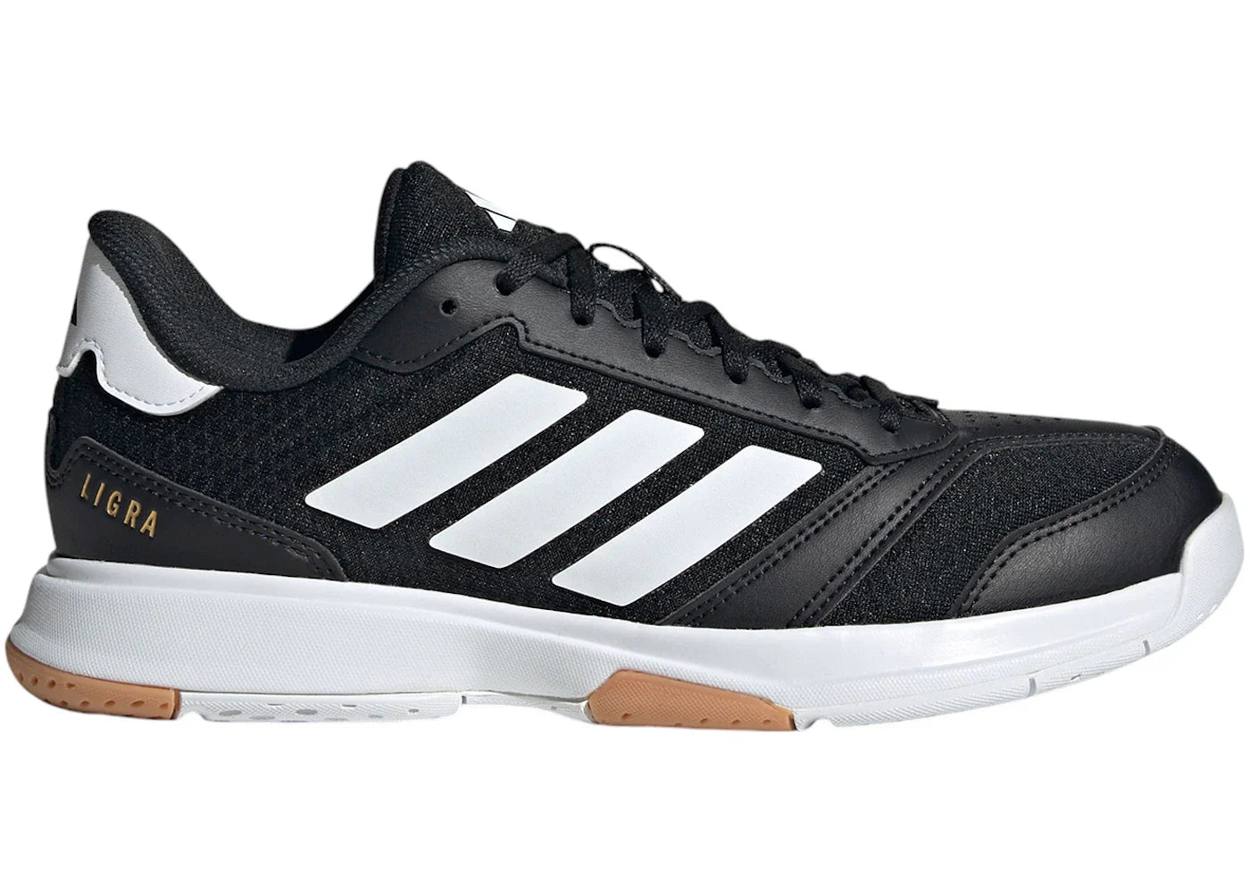 adidas Ligra 8 Indoor Core Black Cloud White (Women's)