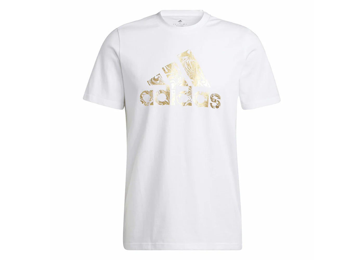 adidas Liquid Foil Badge of Sport Graphic Tee White