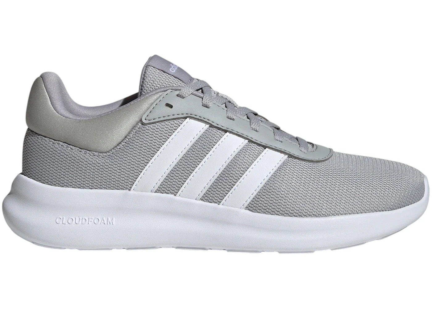 adidas Lite Racer 4.0 Grey Two Cloud White Glory Grey (Women's)