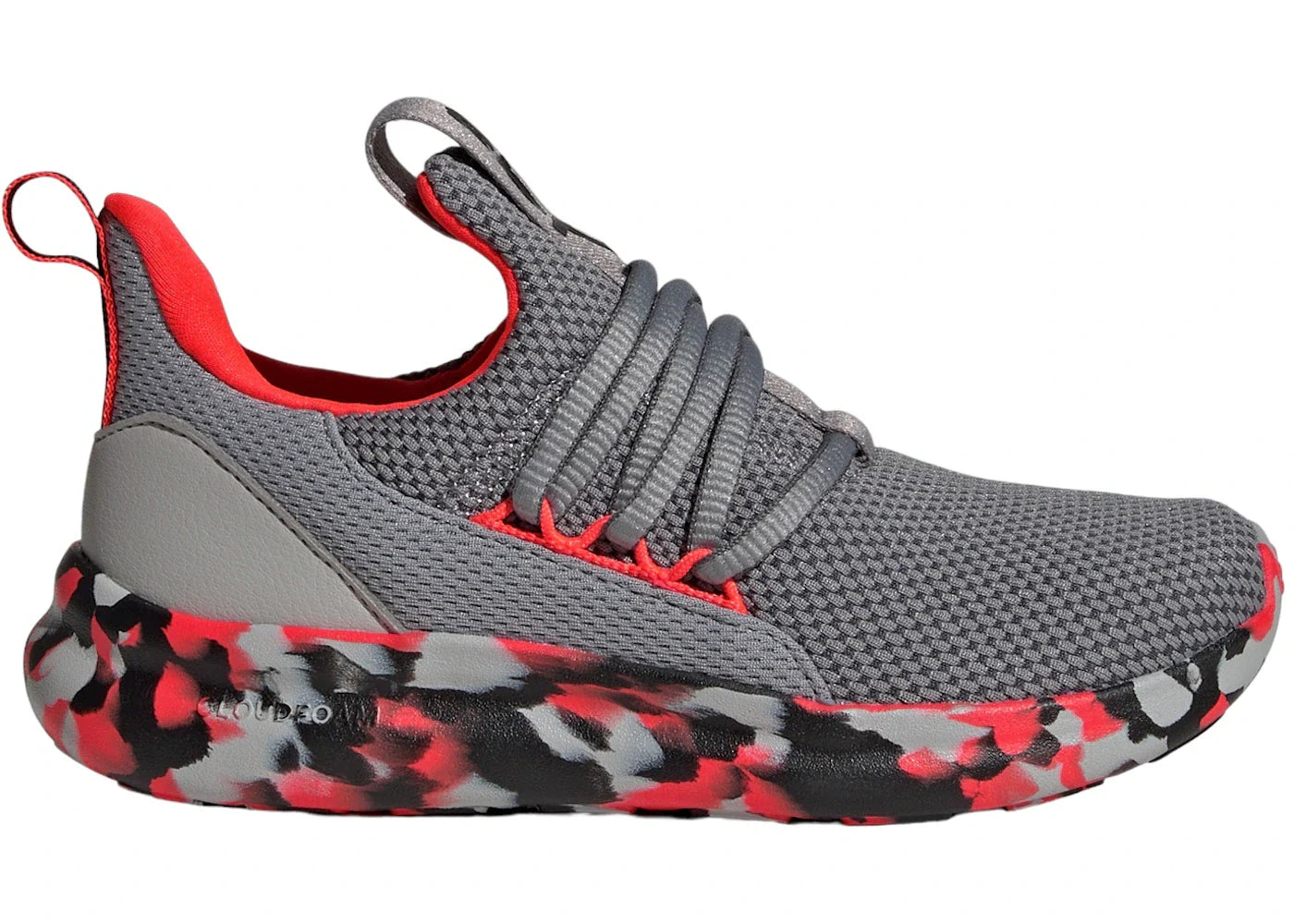 adidas Lite Racer Adapt 7.0 Grey Solar Red Grey (GS)