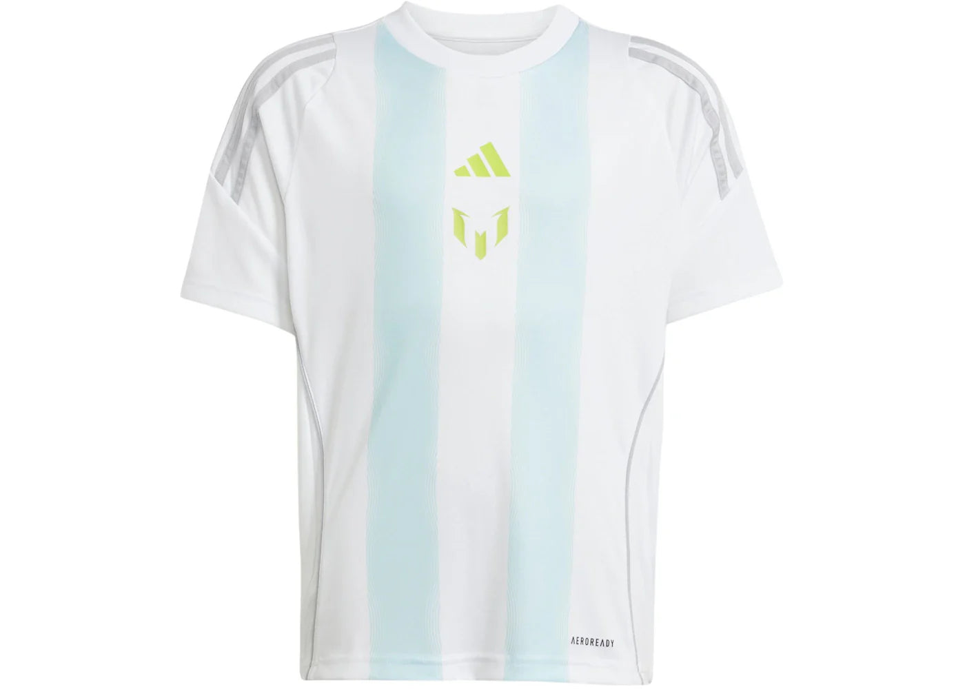 adidas Logo Jersey White/Almost Blue