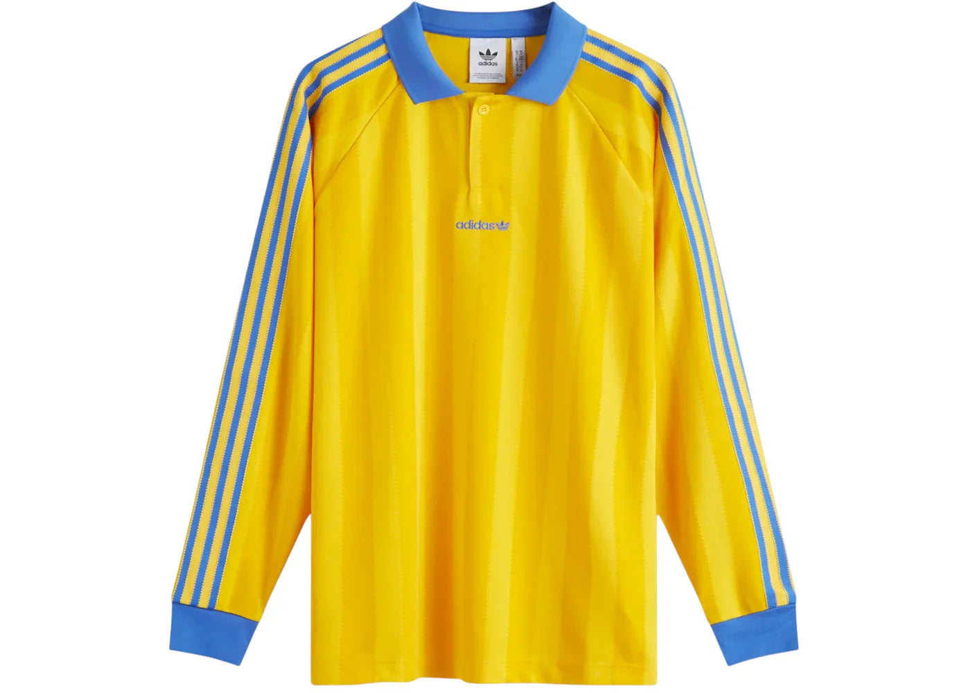 adidas Long Sleeve Jersey Crew Yellow