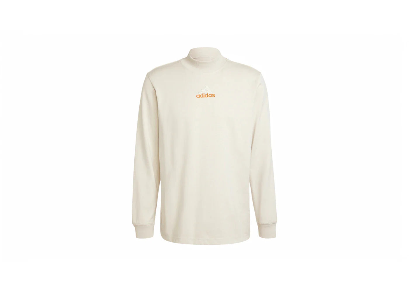 adidas Long Sleeve Mock Neck Q1 Long-Sleeve Top Alumina