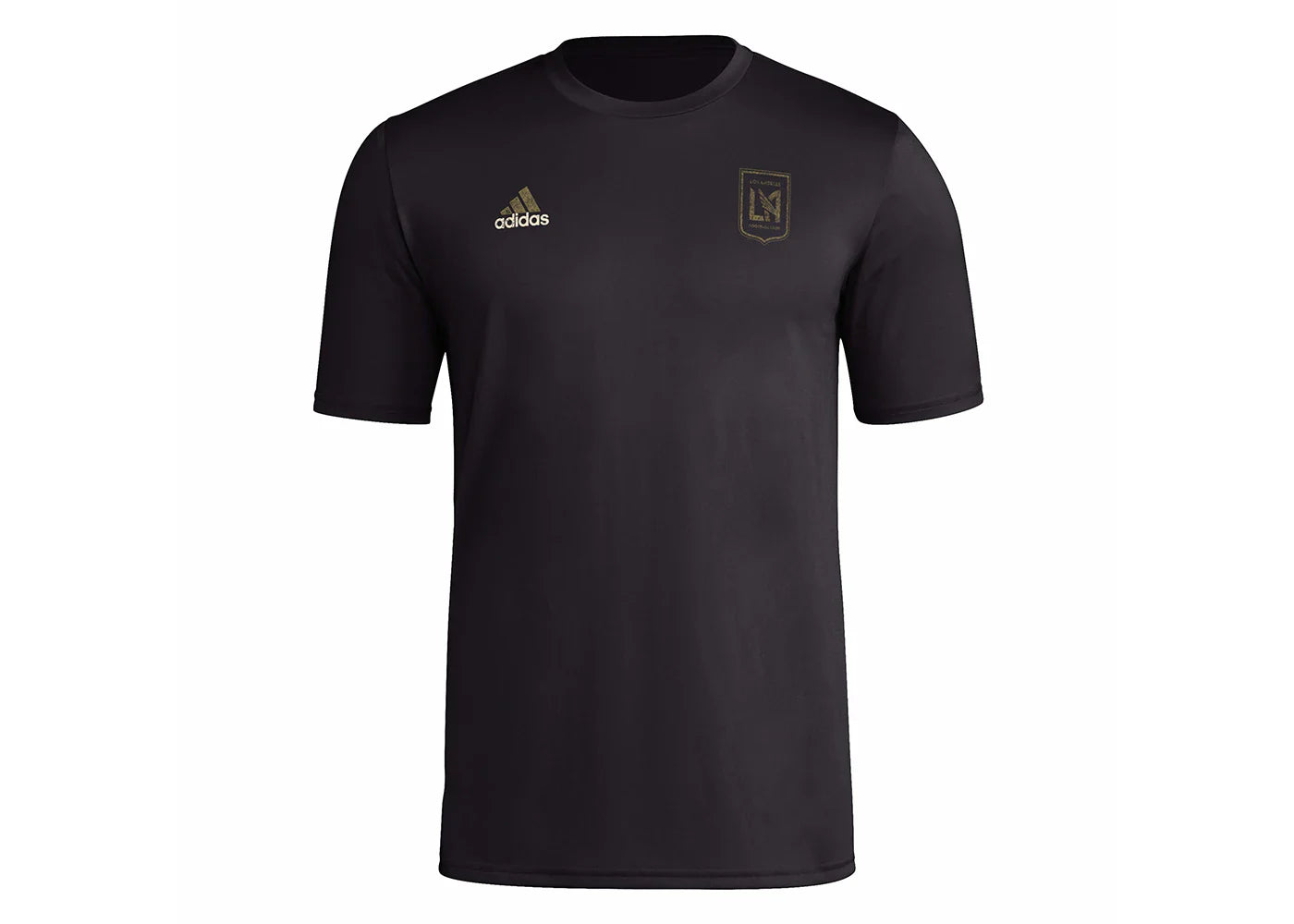 adidas Los Angeles FC Short Sleeve Pre-Game Tee Black