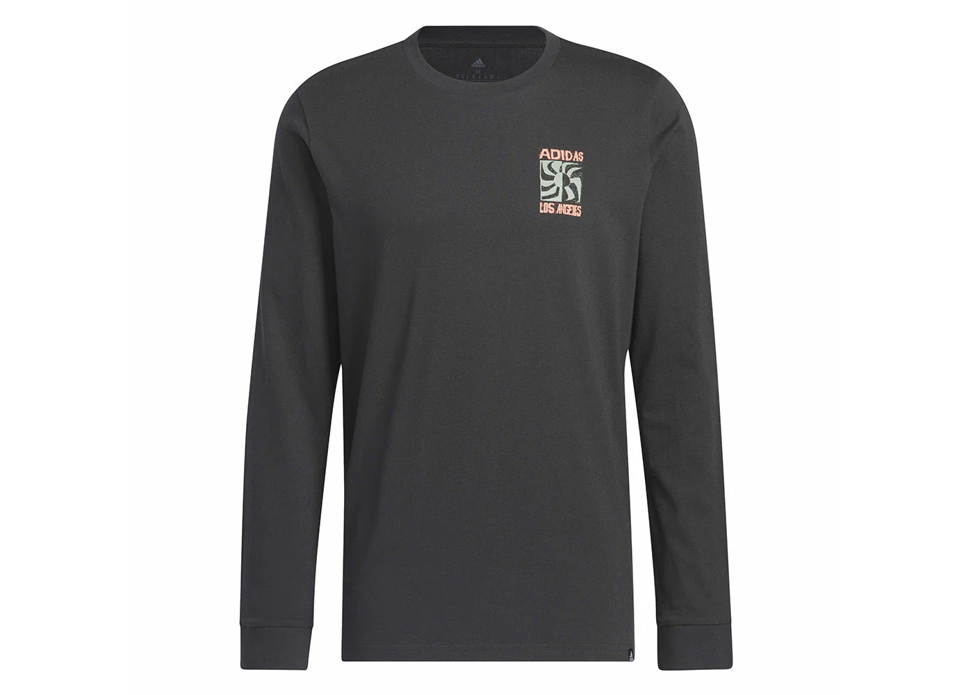 adidas Los Angeles Graphic Long Sleeve Tee Carbon