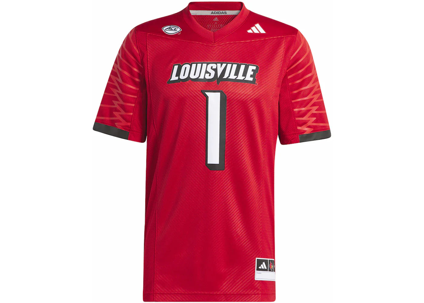 adidas Louisville Football Home Jersey Team Power Red