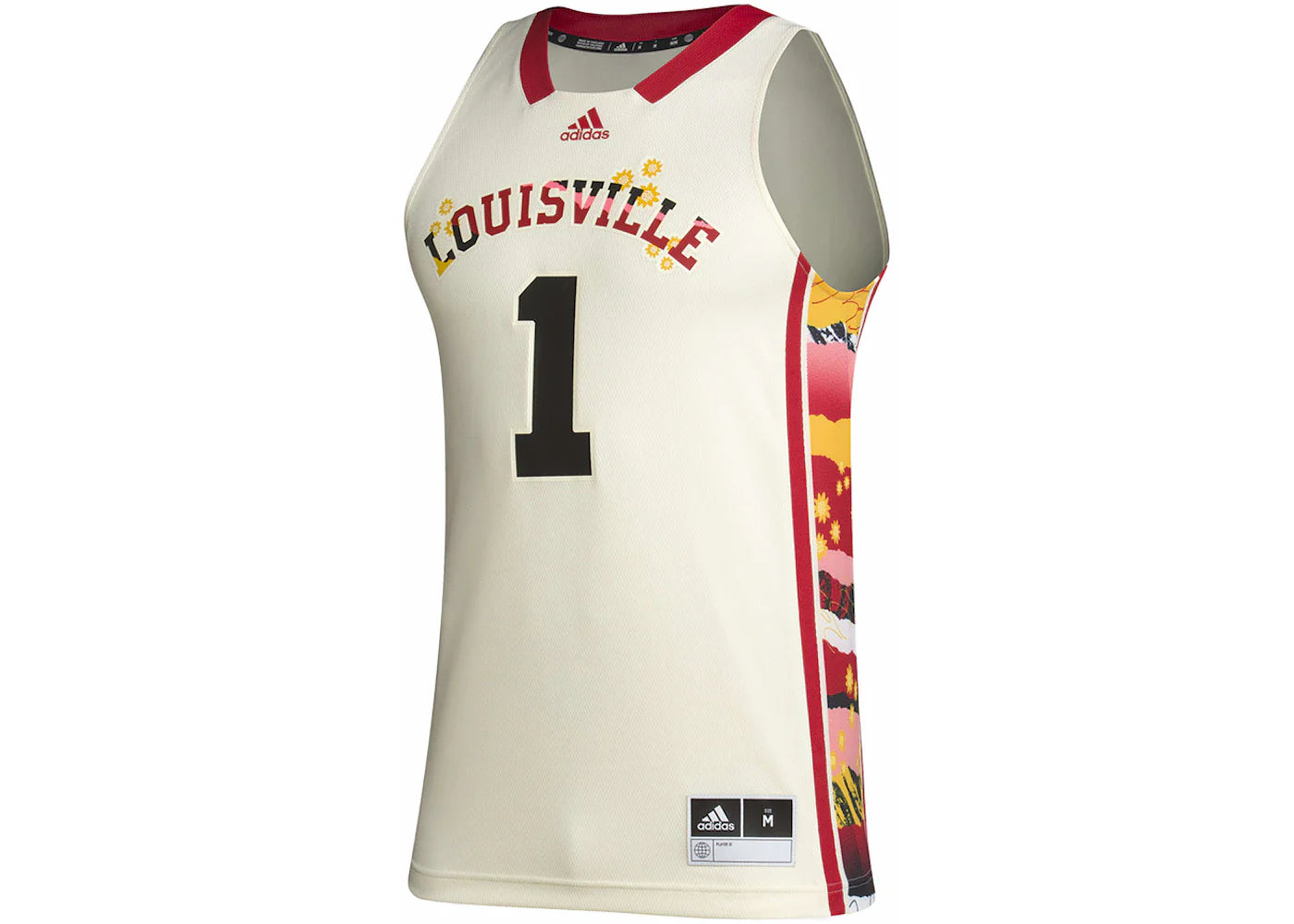 adidas Louisville HBE Jersey Cream White/Team Power Red