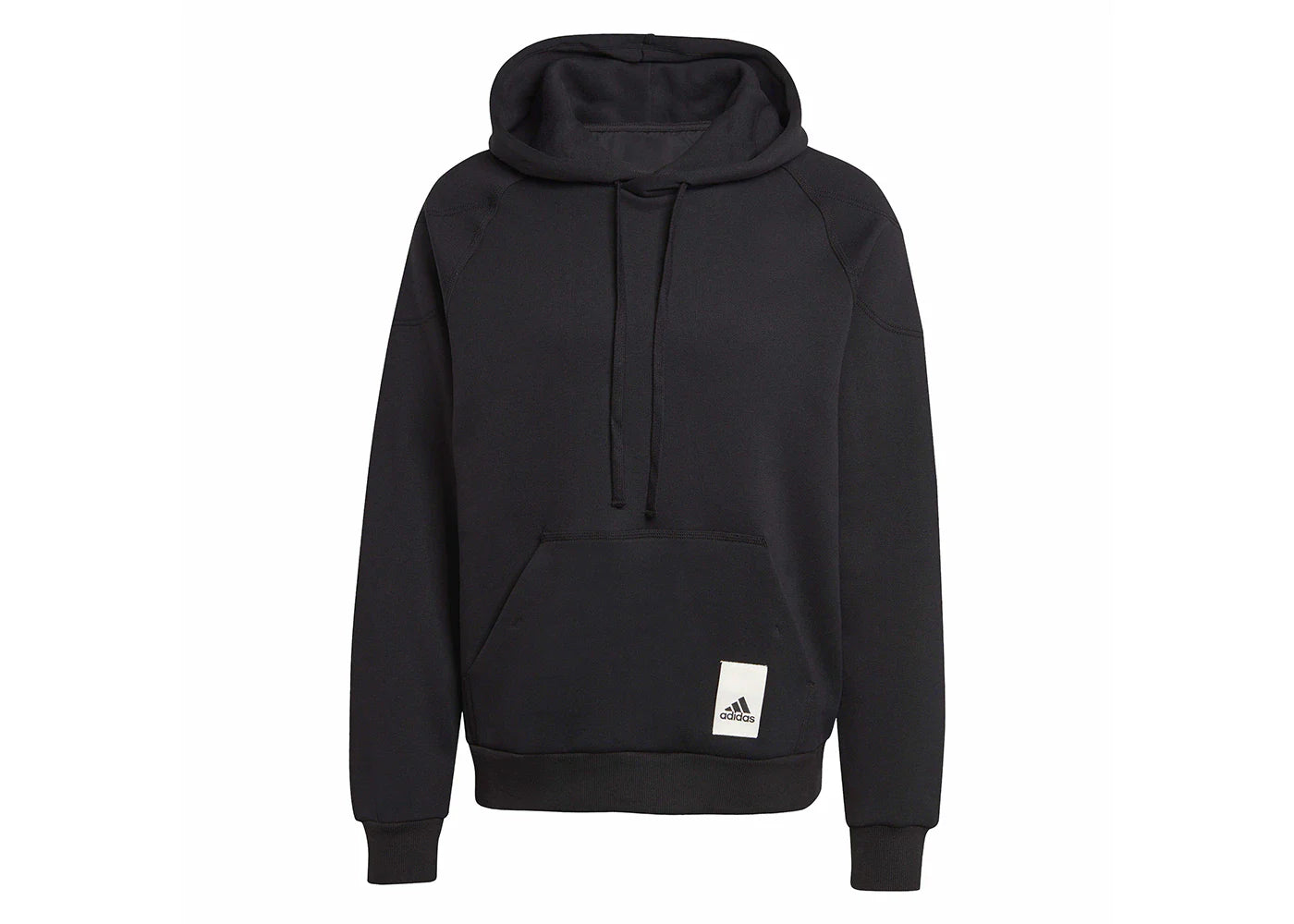 adidas Lounge Fleece Hoodie Black