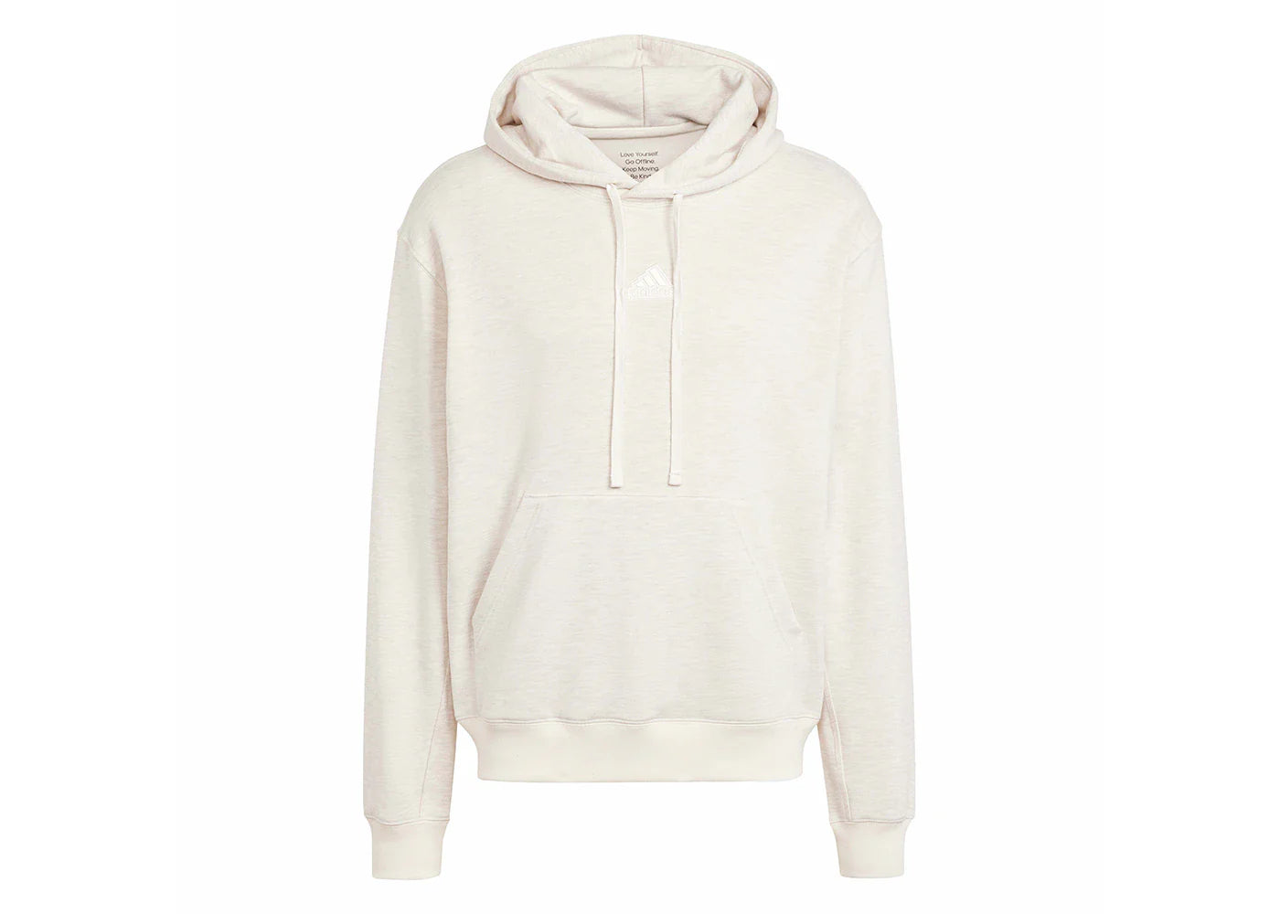 adidas Lounge French Terry Colored Melange Hoodie Non-Dyed Mel.