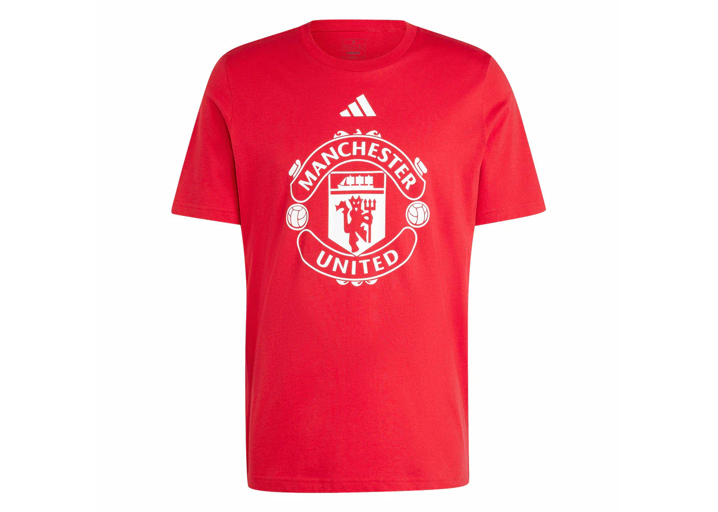 adidas MUFC DNA GR Tee Red
