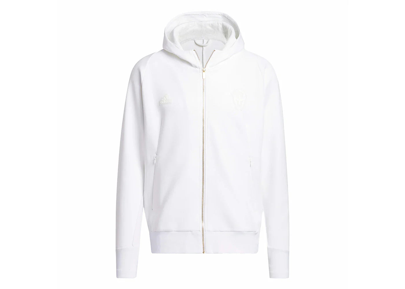 adidas Mahomes Adidas Z.N.E. Premium Full-Zip Sweatshirt White
