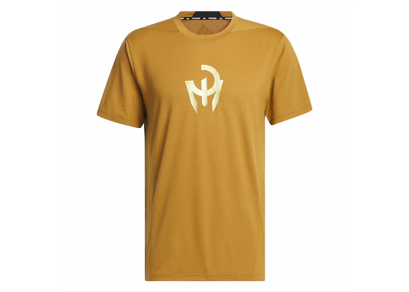 adidas Mahomes Designed for Training Workout Tee Bronze Strata